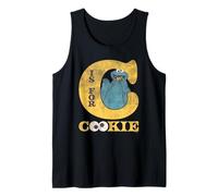 Sesame Street Vintage Heart C Is for Cookie Monster Canotta