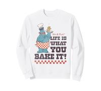 Sesame Street Vintage Heart Cookie Life Is What You Bake It Felpa