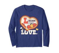 Sesame Street Vintage Heart Elmo, L Is for Love Maglia a Manica