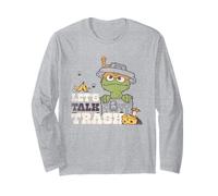 Sesame Street Vintage Heart Oscar, Let's Talk Trash Maglia a Manica