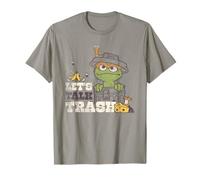 Sesame Street Vintage Heart Oscar, Let's Talk Trash Maglietta