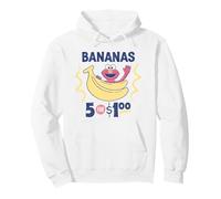 Sesame Street Vintage Sign Elmo's Bananas Felpa con Cappuccio