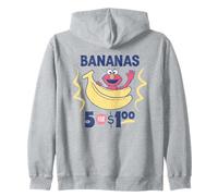 Sesame Street Vintage Sign Elmo's Bananas Felpa con Cappuccio