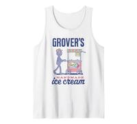 Sesame Street Vintage Sign Grover's Handmade Ice Cream Canotta