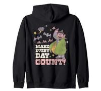 Sesame Street Vintage The Count, Make Every Day Count Felpa con Cappuccio