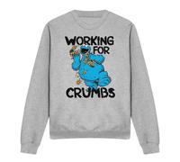 Sesame Street Working For Crumbs Felpa Cookie Monster Adulto Unisex (TV19951)