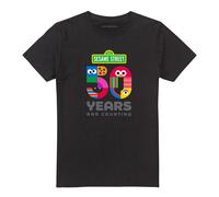 Sesame Street50 Years Maglietta Logo Adulto Unisex (TV21828)