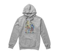 Sesame StreetColorful Group Felpa con CappuccioErica Adulto Unisex (TV23702)