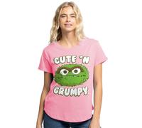 Sesame StreetCute N Grumpy Maglietta Donna (GT8864)