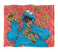 Sesame StreetDisegnato Cookie Monster Coperta (TV18594)