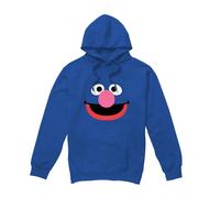 Sesame StreetFelpa con Cappuccio Grover Viso Adulto Unisex