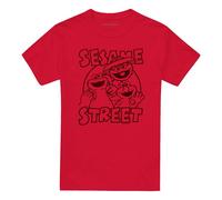 Sesame StreetGroup Crunch Maglietta Adulto Unisex (TV21457)