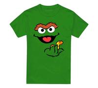 Sesame StreetHolding Slimey Maglietta Oscar The Grouch (Oscar il (TV20922)