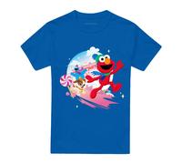 Sesame StreetHoliday Cheer Maglietta Elmo e Tango Adulto Unisex (TV21229)