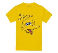 Sesame StreetMaglietta Big Bird Viso a Schizzo Adulto Unisex (TV22059)