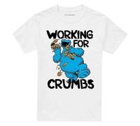 Sesame StreetMaglietta Cookie Monster Adulto Unisex (TV20462)