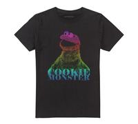 Sesame StreetMaglietta Cookie Monster Mezzo Tono Adulto Unisex (TV21456)