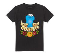 Sesame StreetMaglietta Cookie Monster Tatuaggio Adulto Unisex (TV20497)