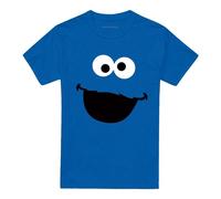 Sesame StreetMaglietta Cookie Monster Viso Adulto Unisex (TV20508)