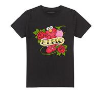Sesame StreetMaglietta Elmo Tatuaggio Adulto Unisex (TV20682)