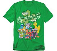Sesame StreetMaglietta Giorno di San Patrizio Big Bird Adulto Unisex (TV21240)