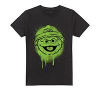 Sesame StreetMaglietta Oscar The Grouch (Oscar il Brontolone) Graffiti (TV20912)