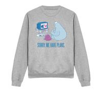 Sesame StreetMe Have Plans Felpa Cookie Monster Adulto Unisex (TV20584)