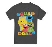 Sesame StreetSquad Goals Maglietta Adulto Unisex (TV21196)