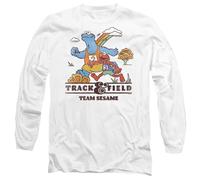 Sesame StreetTrack Field Maglietta Manica Lunga Adulto Unisex (TV21750)