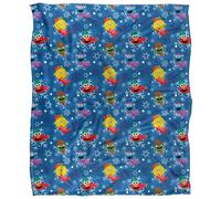 Sesame StreetVellutato Fiocco di neve Supermorbido Coperta (TV24288)