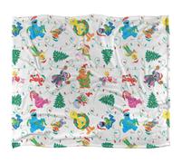 Sesame StreetVellutato Lights (Luci) Supermorbido Coperta (TV24285)