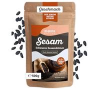 Sesamo Nero Monte Nativo (500g) - Semi di Sesamo nero - Spezie delicatamente essiccate e aromatiche ideali per cucinare e condire