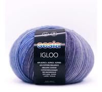 Sesia filato IGLOO gomitolo da 150gr 330mt (0474 bluette)