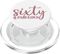 Sessanta e favolosi 60 per le donne Il suo sessantesimo PopSockets PopGrip per MagSafe