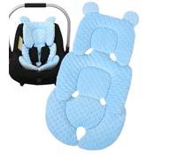 Sessione di intarsio per passeggini a stagioni | Cotton Pad | Inserto per bambini traspirante, a doppio lato per passeggini, assistenza per l'apprendimento, supporto per il sonno