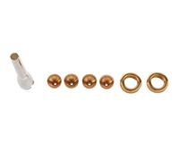 Sessleger 1 Set 2C 3C 2B 3B Bocchino per in Placcato un Adattatore Multi-Uso a T Becco Professionale Laccato Dorato