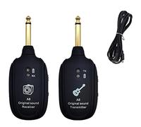 Sessleger 1 Set Amp Ricevitore Trasmissione Wireless Audio Batteria Integrata Portatile per Chitarre Basso