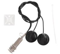 Sessleger 21 Pollici Lunghezza Del 1/4 Pollice Presa Jack 2 In 1 Trasduttore Disco Pick-up Piezo Per Chitarra Violino Ukulele Mandolino Banjo Violoncello (Con Coperchio)