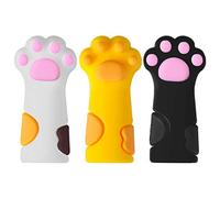 Sessleger 3 Pezzi Carino Pinze Copertura Manicotto di Protezione per Unghie Cuticole Forbici Copertura Manicure PeDicure Strumenti Pelle Morta Pinze per Depilare