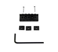 Sessleger 42 mm Blocco corde in metallo per chitarra Dado di bloccaggio per tremolo chitarra elettrica di doppio blocco, nero