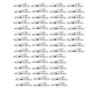 Sessleger 50 pezzi argilla metallo coccodrillo morsetto coccodrillo morsetti