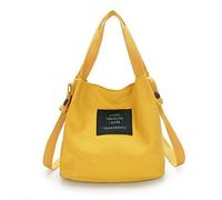 Sessleger Borsa A Tracolla in Tela Borsa Moda Tote Borsa Borsa Da Viaggio Carino Giallo, giallo, taglia