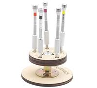 Sessleger Cacciavite Professionale Occhiali Kit Strumenti di Riparazione Parti di Orologio in Acciaio Strumento per Orologi con Finitura, Colore 'immagine