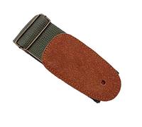 Sessleger Cinghia per chitarra regolabile, cinghia per chitarra in puro cotone, cinghia per chitarra elettrica, cinghia universale per chitarra acustica (verde)