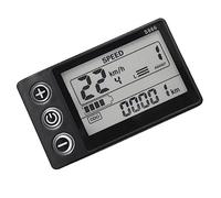 Sessleger Controller Cruscotto Plastica 24V 36V 48V 60V S866 Display LCD Bici Elettrica 6PIN Impermeabile per Scooter Elettrico E-Bike