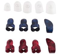 Sessleger Kit di Partenza per Chitarra Include 8 plettri per Pollice e Dito di Chitarra (Metallo e Celluloide Blu), Protezioni per per Chitarra, 5 Pezzi