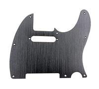 Sessleger Nero 8 Fori TV Chitarra Pickguard Metal Pick Guard per la Sostituzione Standard Pickguard