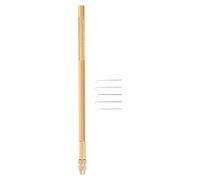 Sessleger Parrucca a gancio 5 pezzi con di ventilazione + 1 supporto in per pizzo parrucca ago posticale annodatura gancio set gancio perline