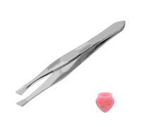 Sessleger Pinze per sopracciglia in acciaio inossidabile da 3,5 pollici