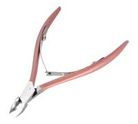 Sessleger Pinzette per spingi per cuticole per unghie pinzette per tagliaerba decapant pelle morta manicure strumento per toelettatura artistica pinza per unghie rosa